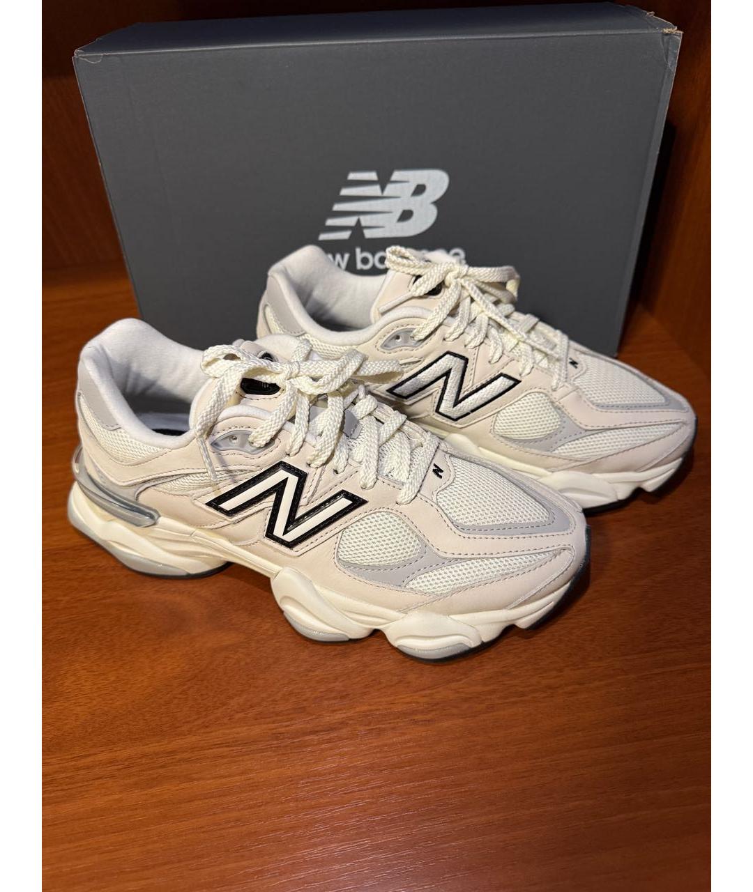NEW BALANCE Бежевые кожаные кроссовки, фото 9