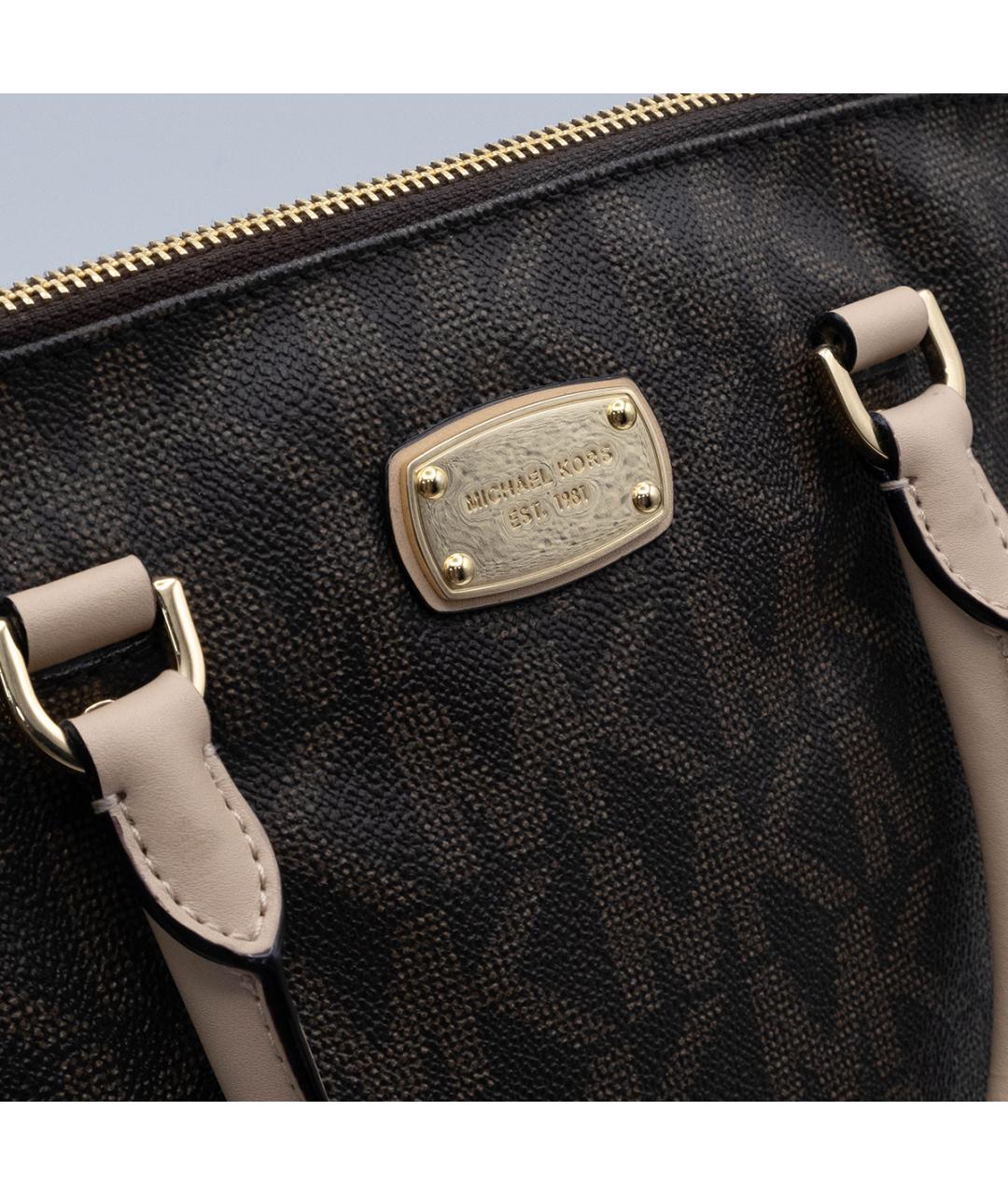 MICHAEL KORS Коричневая сумка с короткими ручками, фото 4