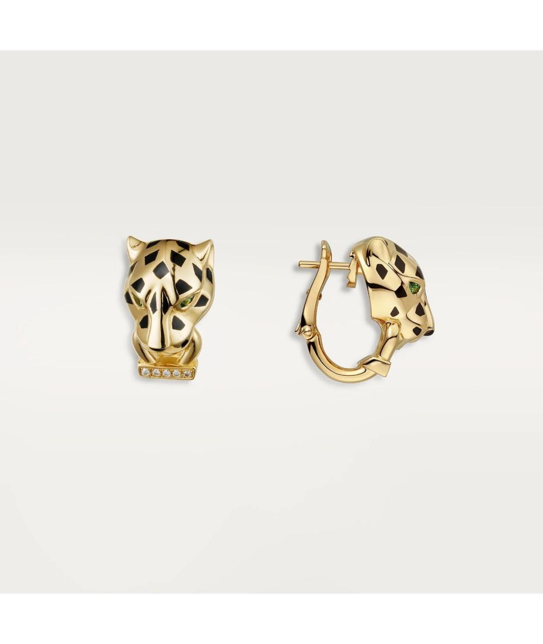 CARTIER Золотые серьги из желтого золота, фото 3