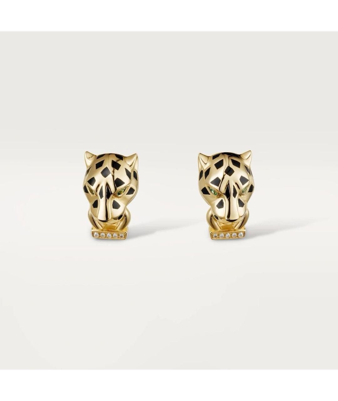 CARTIER Золотые серьги из желтого золота, фото 4