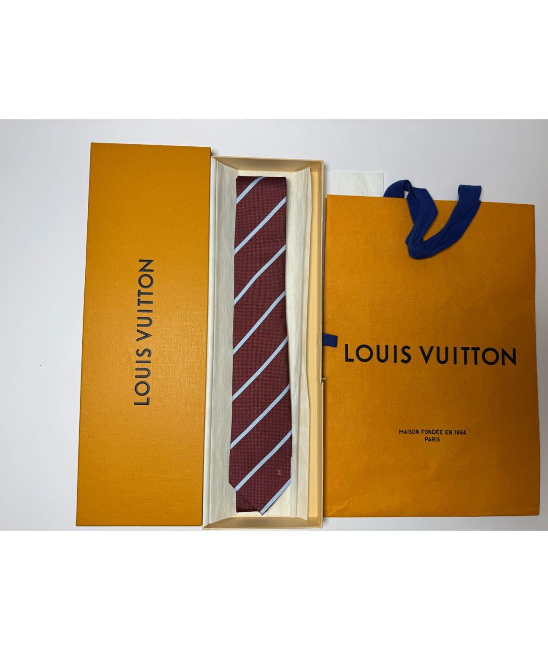 LOUIS VUITTON Мульти шелковый галстук, фото 5