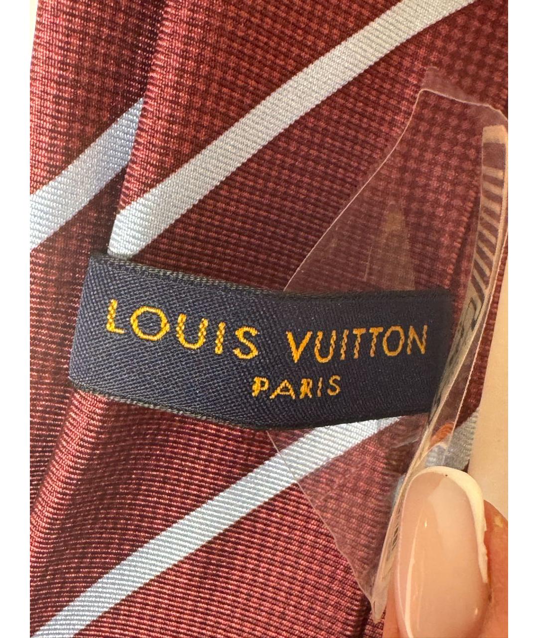 LOUIS VUITTON Мульти шелковый галстук, фото 7