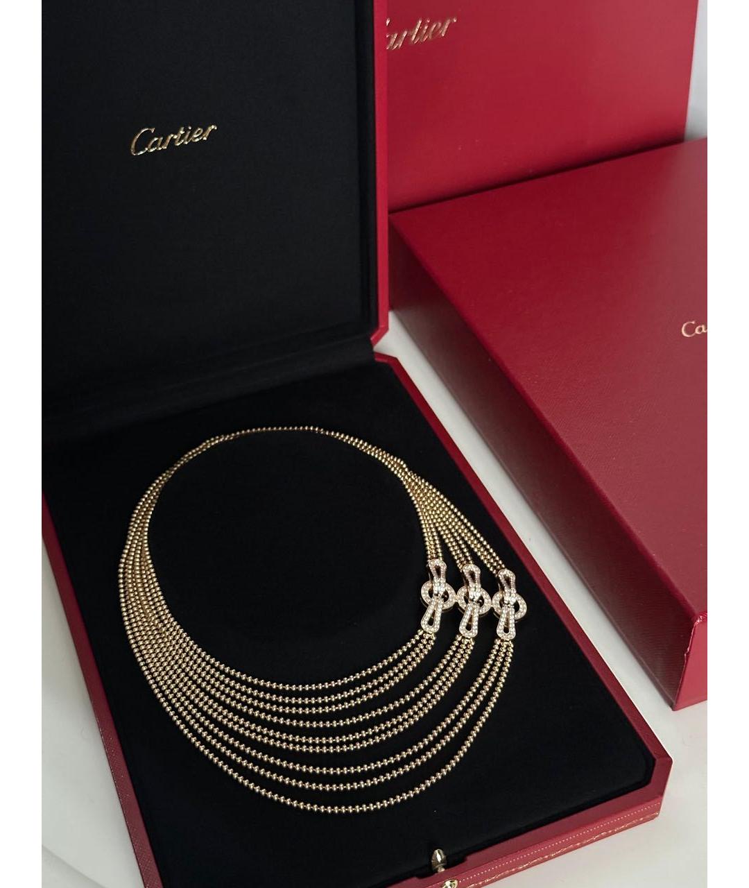 CARTIER Золотое колье из розового золота, фото 2