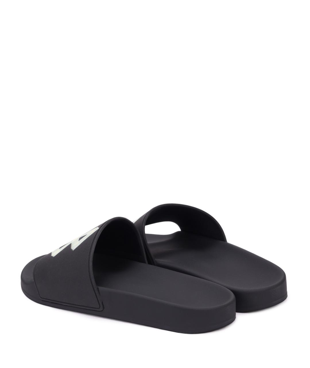 BALENCIAGA Черные шлепанцы, фото 3