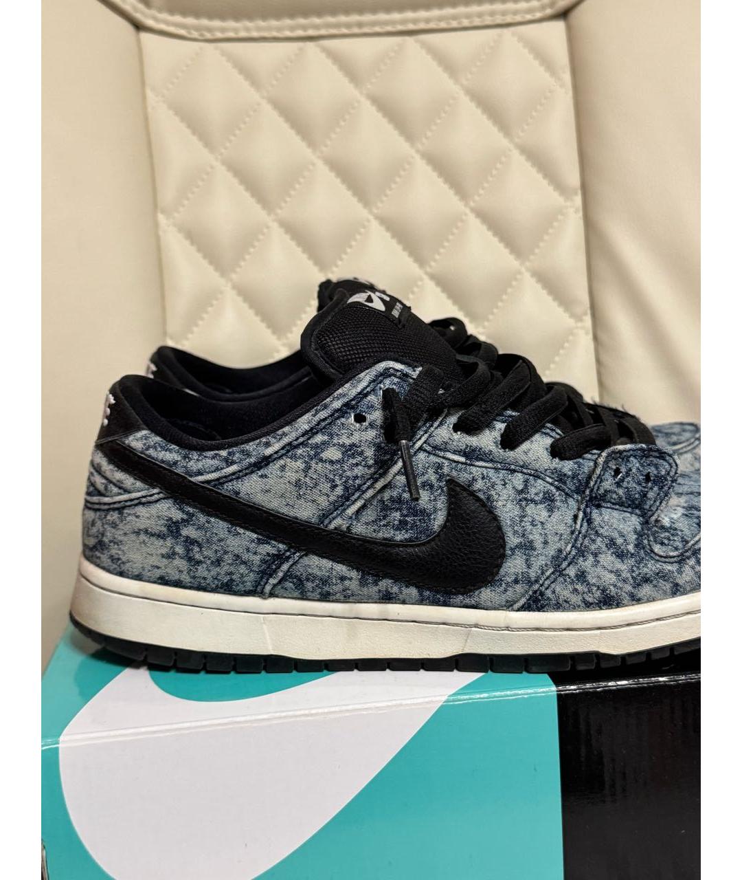 NIKE Синие низкие кроссовки / кеды, фото 5