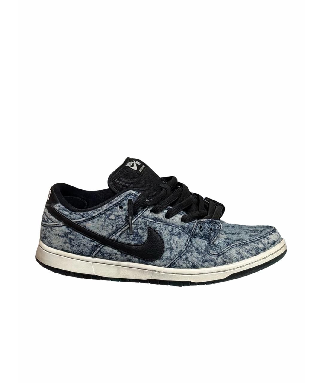 NIKE Синие низкие кроссовки / кеды, фото 1