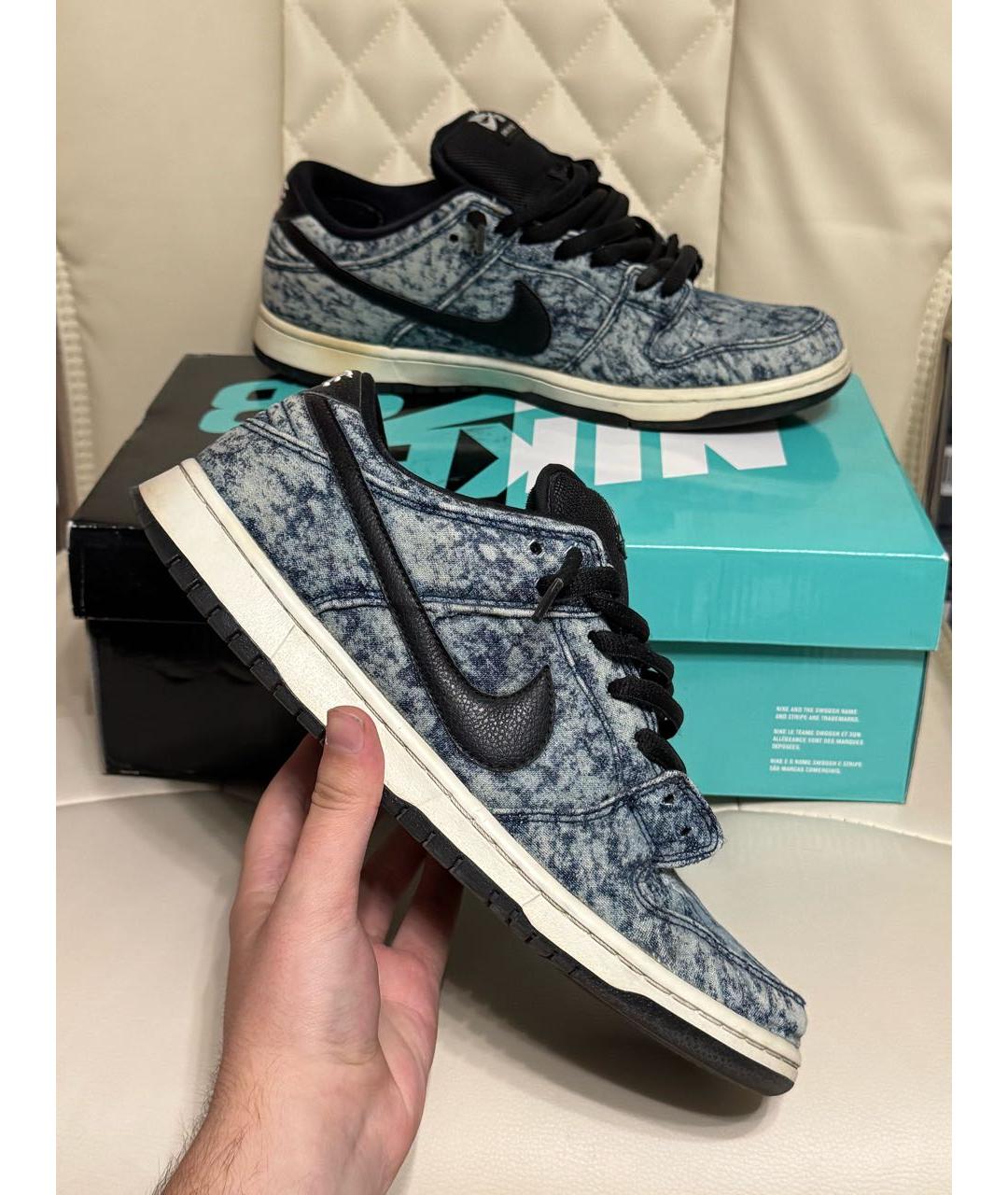 NIKE Синие низкие кроссовки / кеды, фото 3