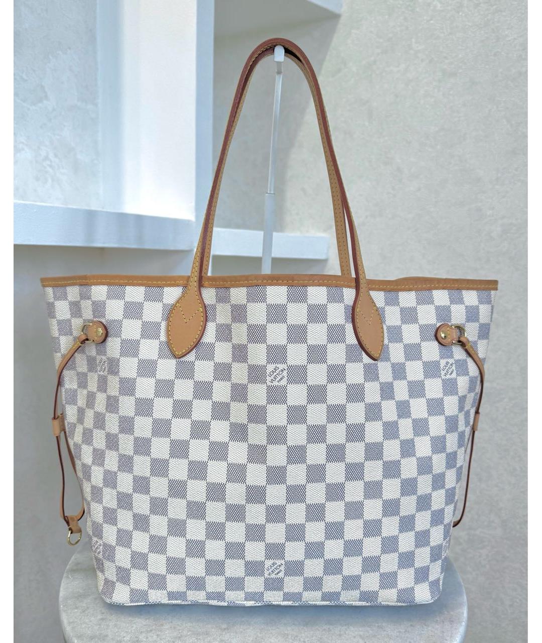 LOUIS VUITTON Белая сумка тоут, фото 4