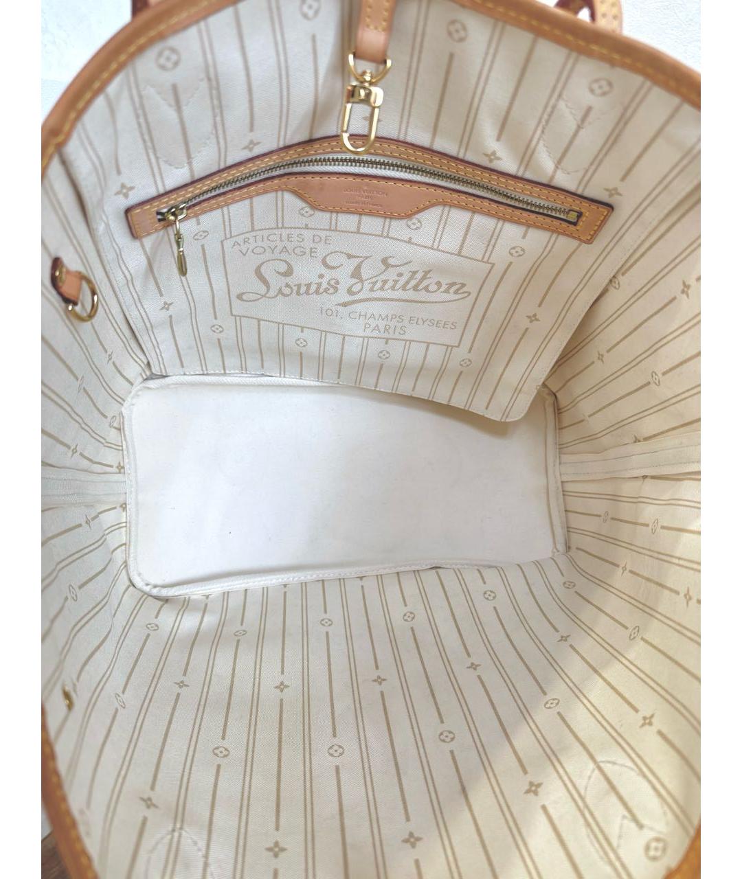 LOUIS VUITTON Белая сумка тоут, фото 8