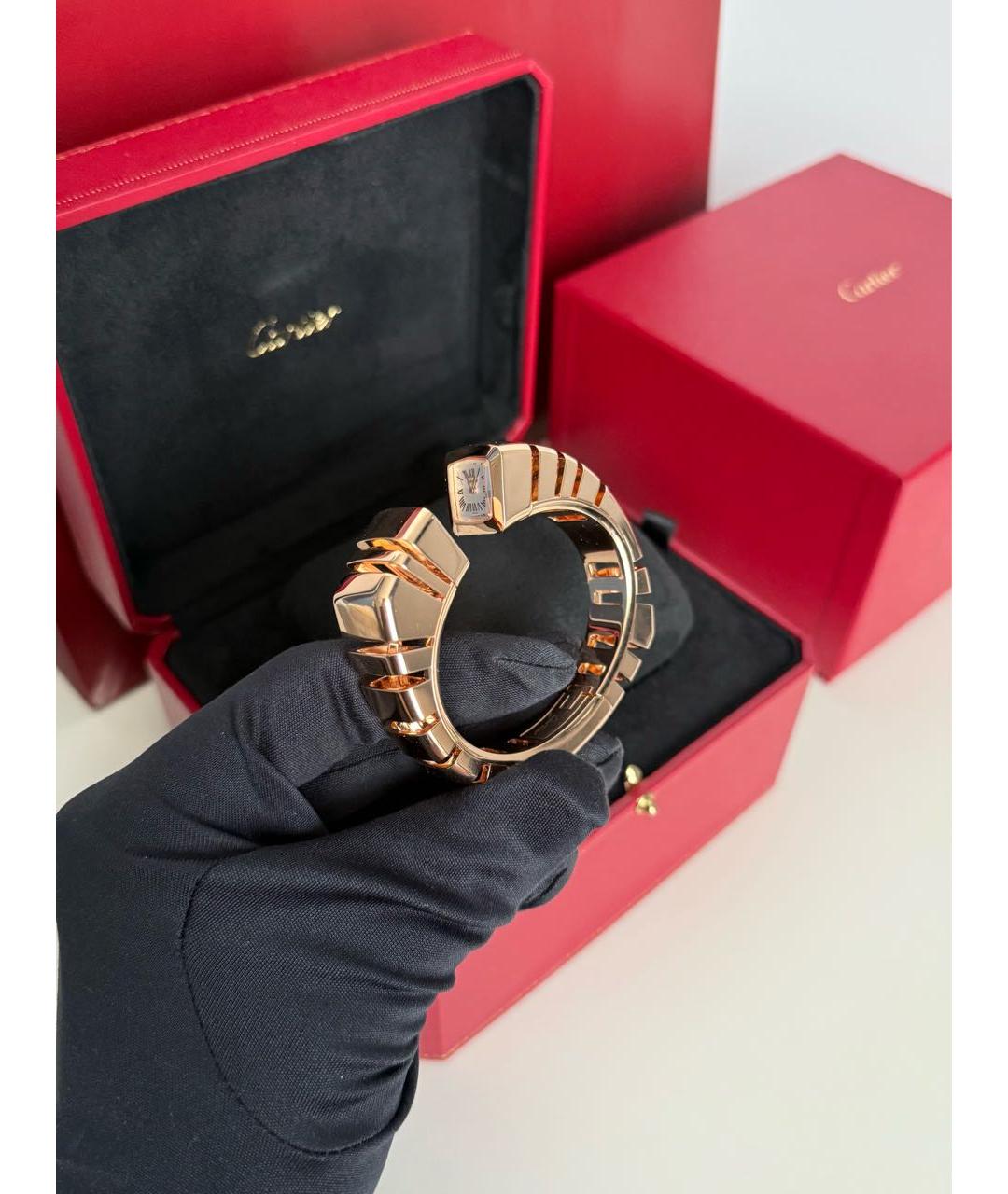 CARTIER Золотые часы из розового золота, фото 3