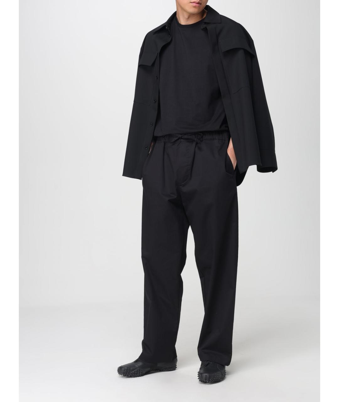 JIL SANDER Черная шерстяная кэжуал рубашка, фото 3