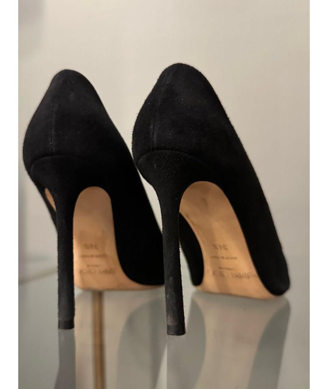 JIMMY CHOO Черные замшевые туфли, фото 4