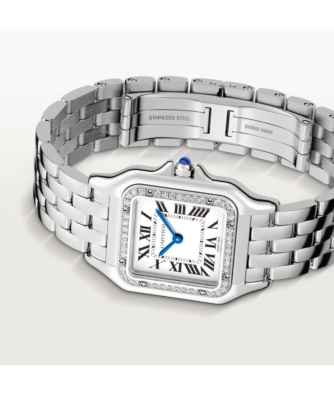 CARTIER Серебряные часы, фото 3