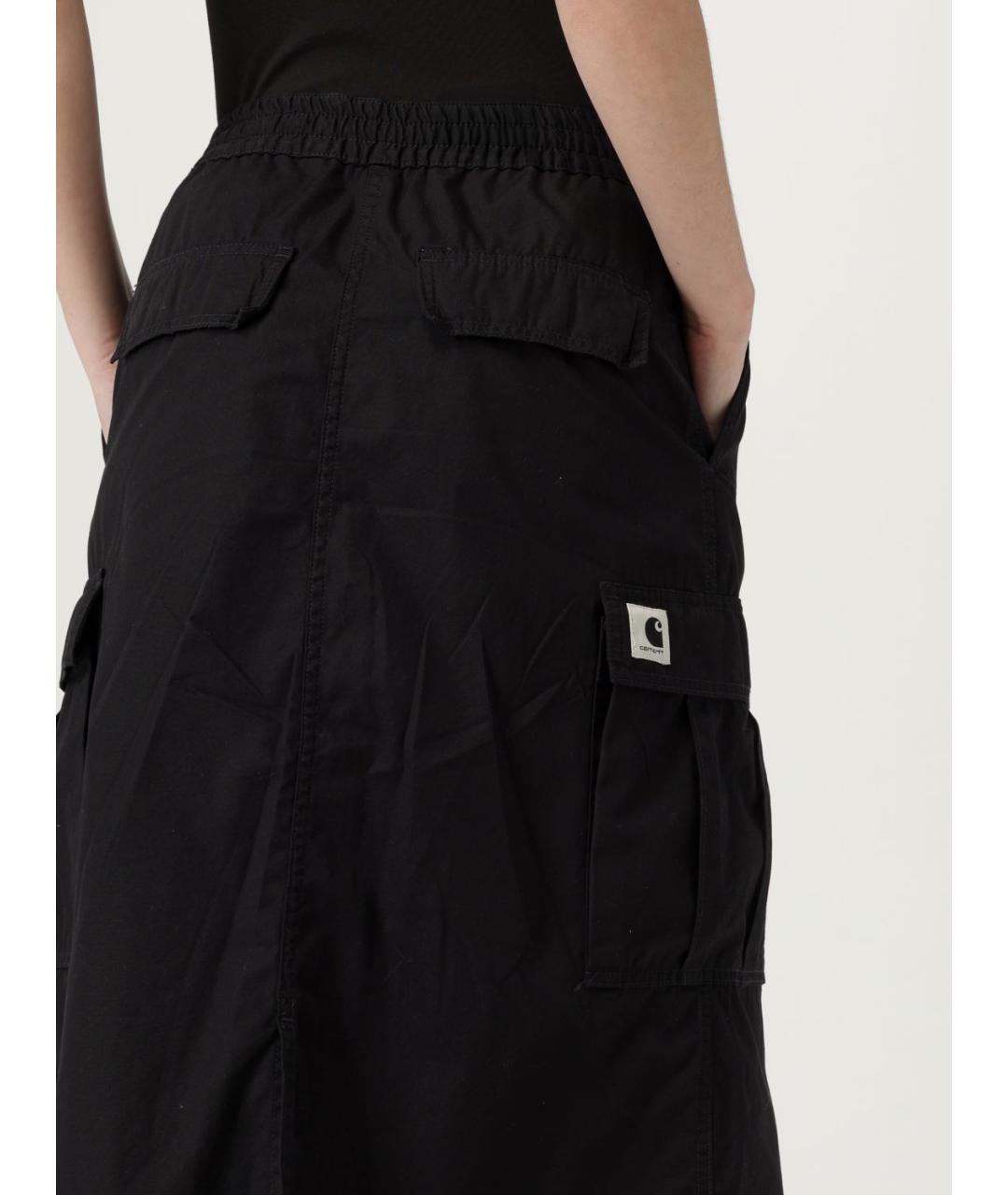 CARHARTT WIP Черная юбка миди, фото 4