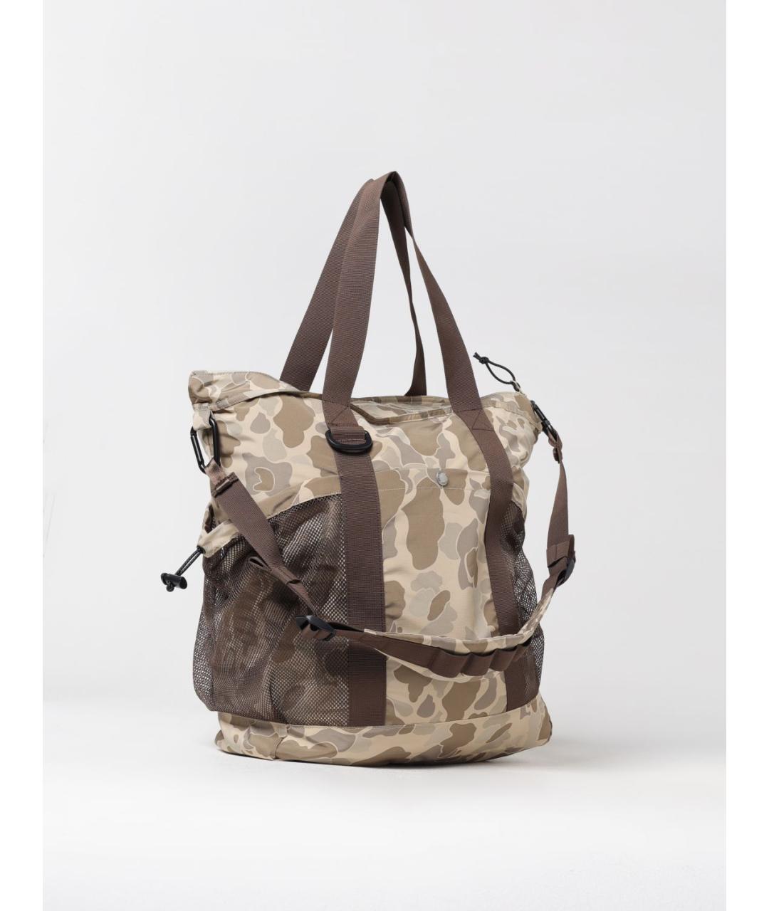 CARHARTT WIP Бежевая синтетическая сумка тоут, фото 2