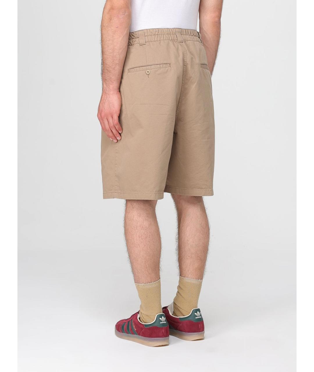 CARHARTT WIP Бежевые хлопковые шорты, фото 3