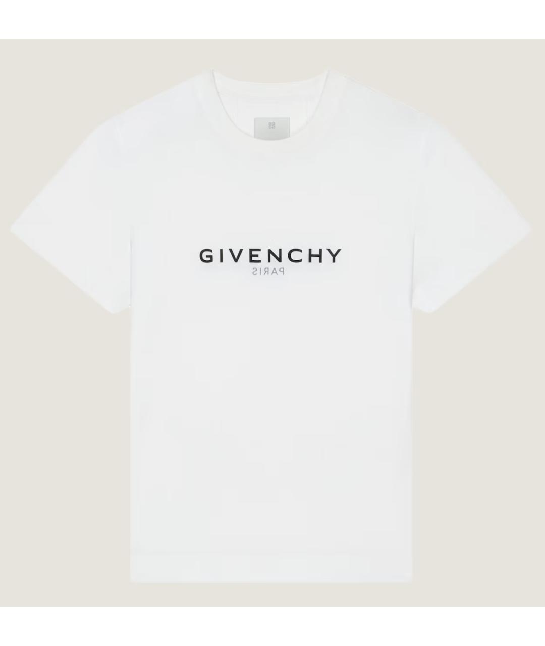 GIVENCHY Белая хлопковая футболка, фото 7