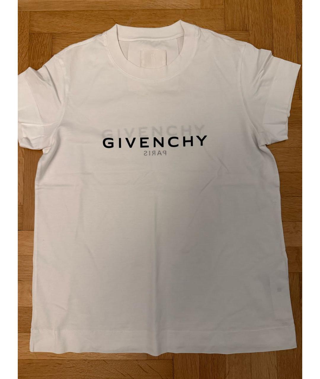 GIVENCHY Белая хлопковая футболка, фото 2