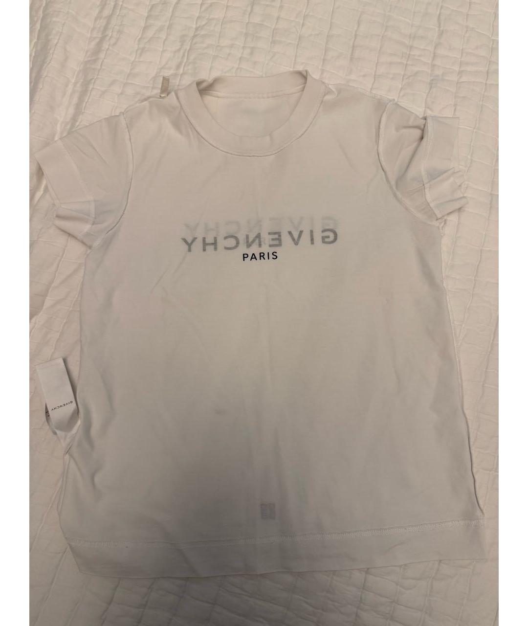 GIVENCHY Белая хлопковая футболка, фото 6
