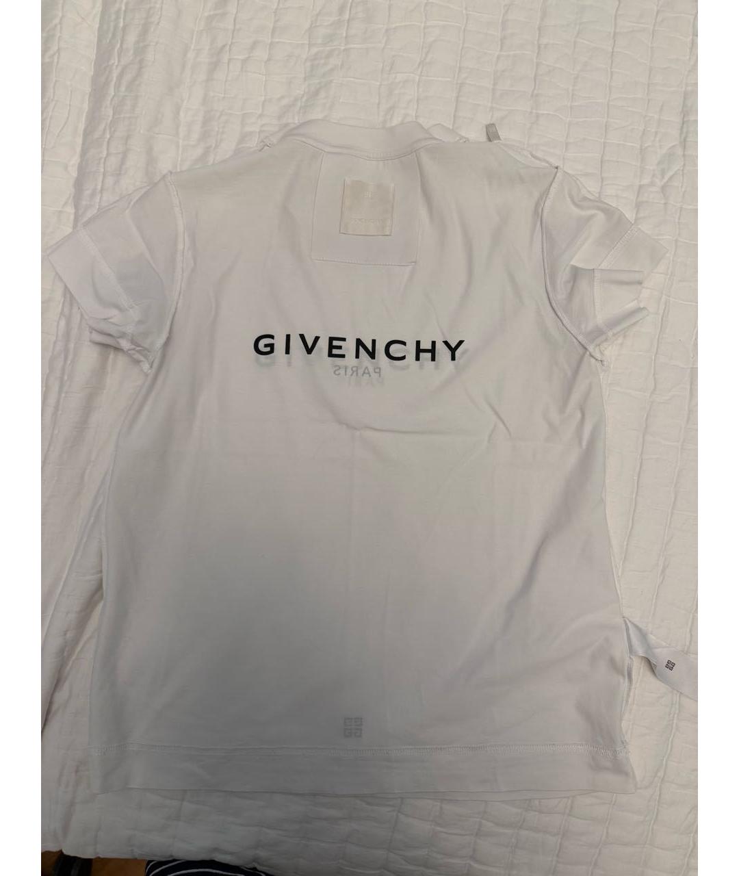 GIVENCHY Белая хлопковая футболка, фото 4