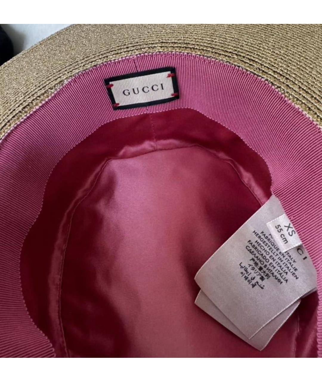 GUCCI Золотая шляпа, фото 2