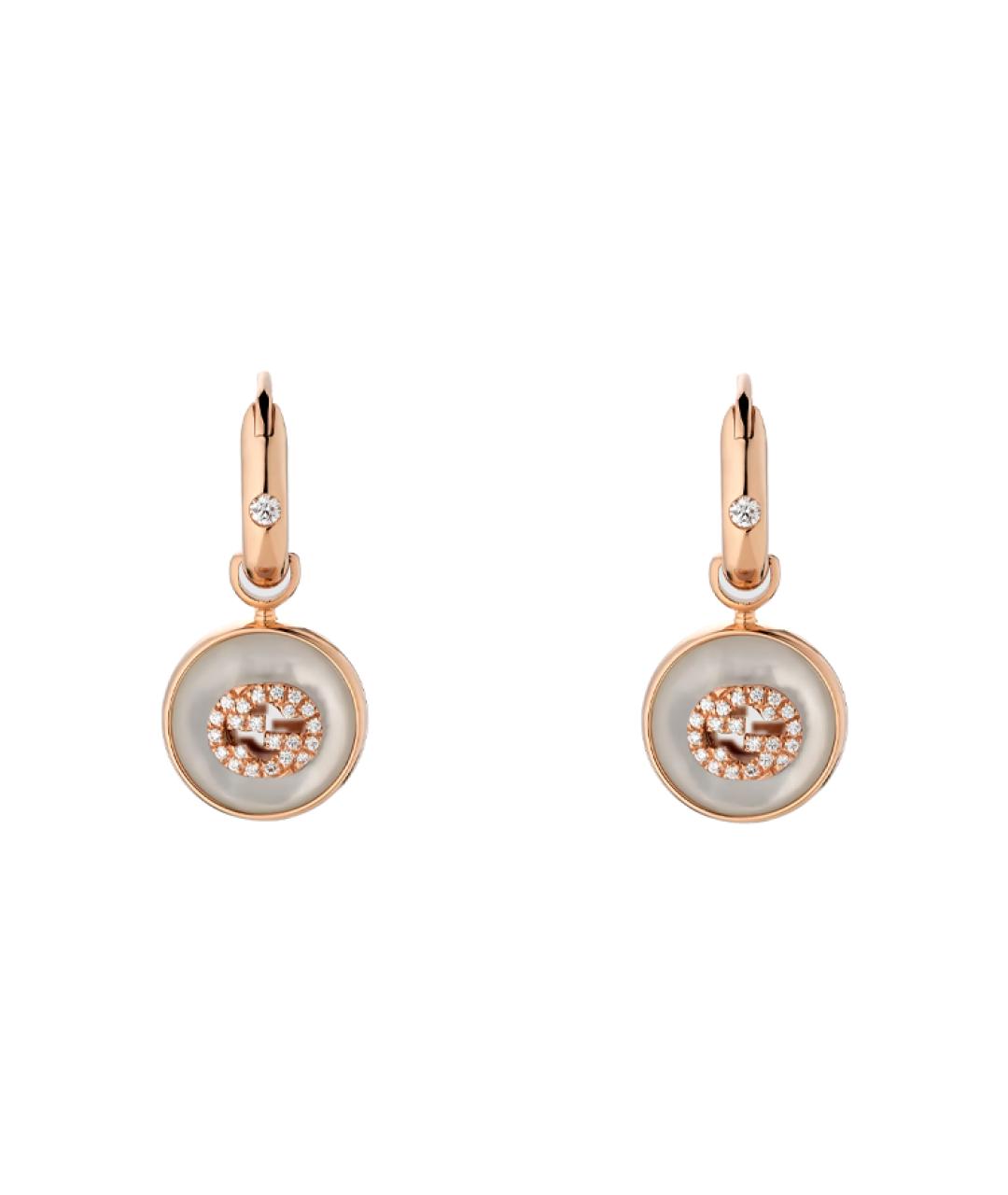 GUCCI Серьги из розового золота, фото 1