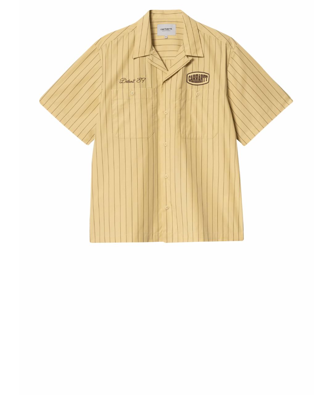 CARHARTT WIP Желтая кэжуал рубашка, фото 1