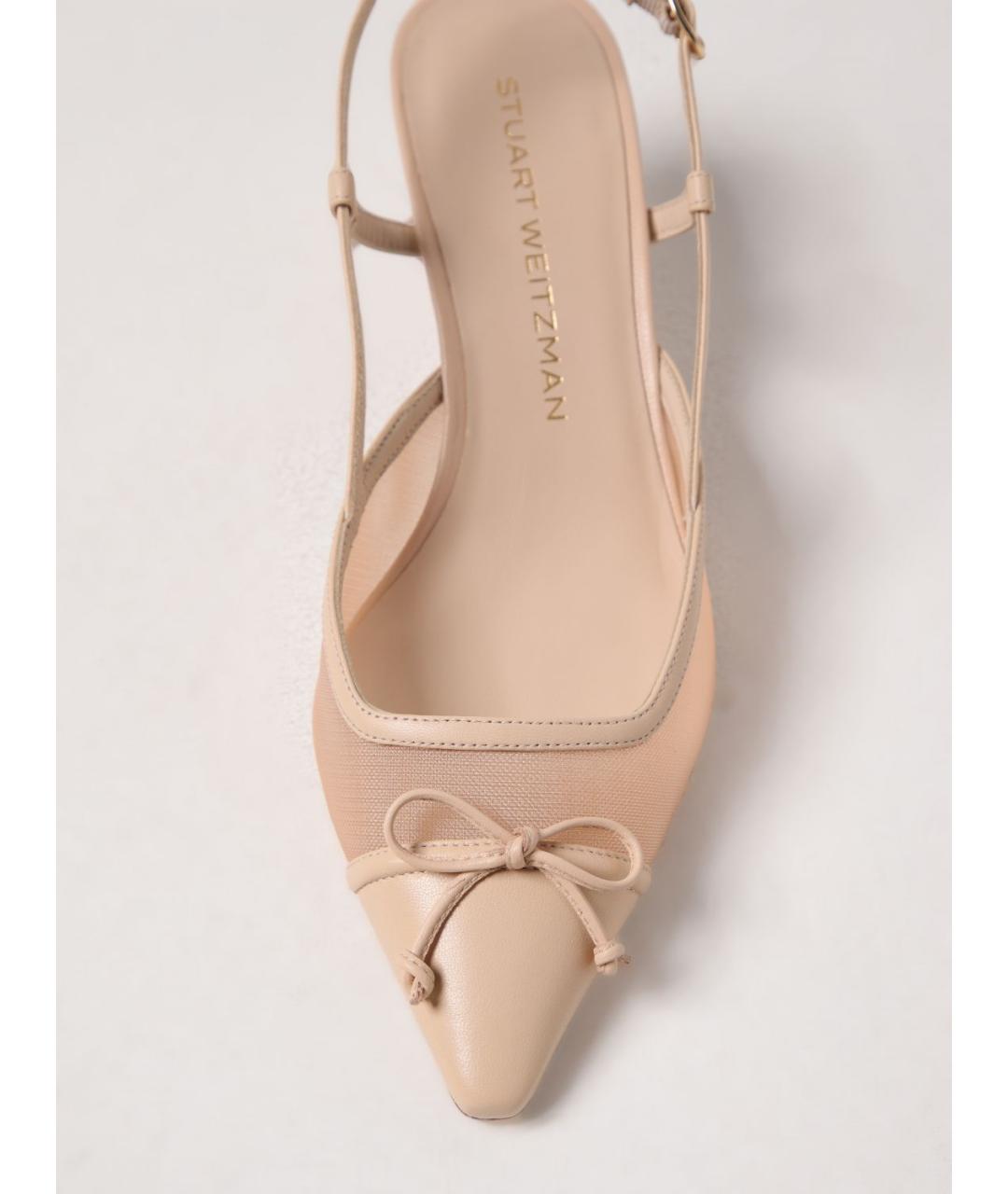 STUART WEITZMAN Бежевые туфли, фото 4
