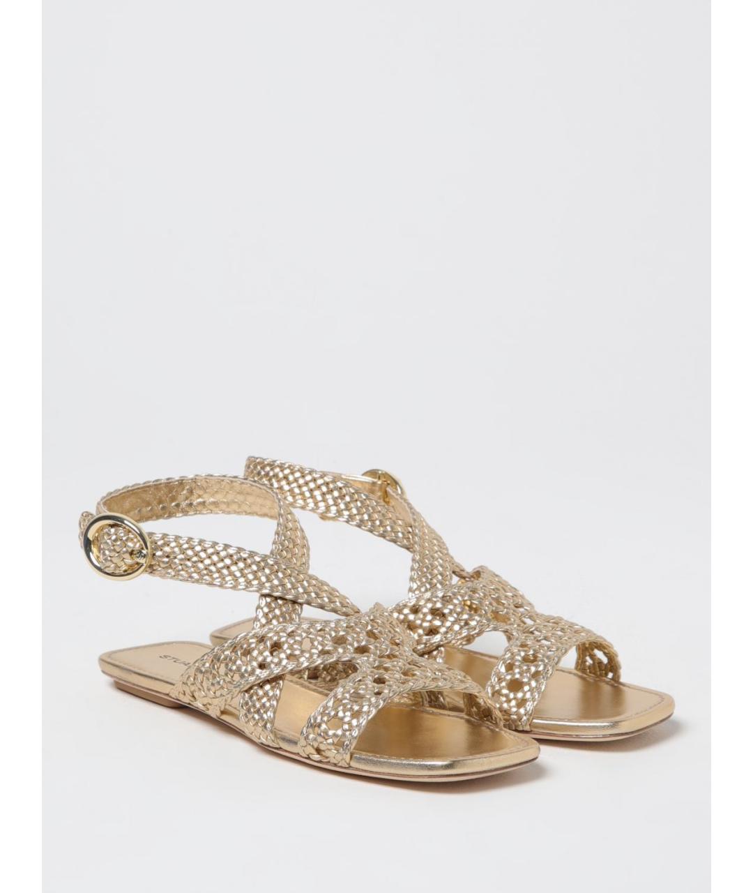 STUART WEITZMAN Золотые сандалии, фото 2