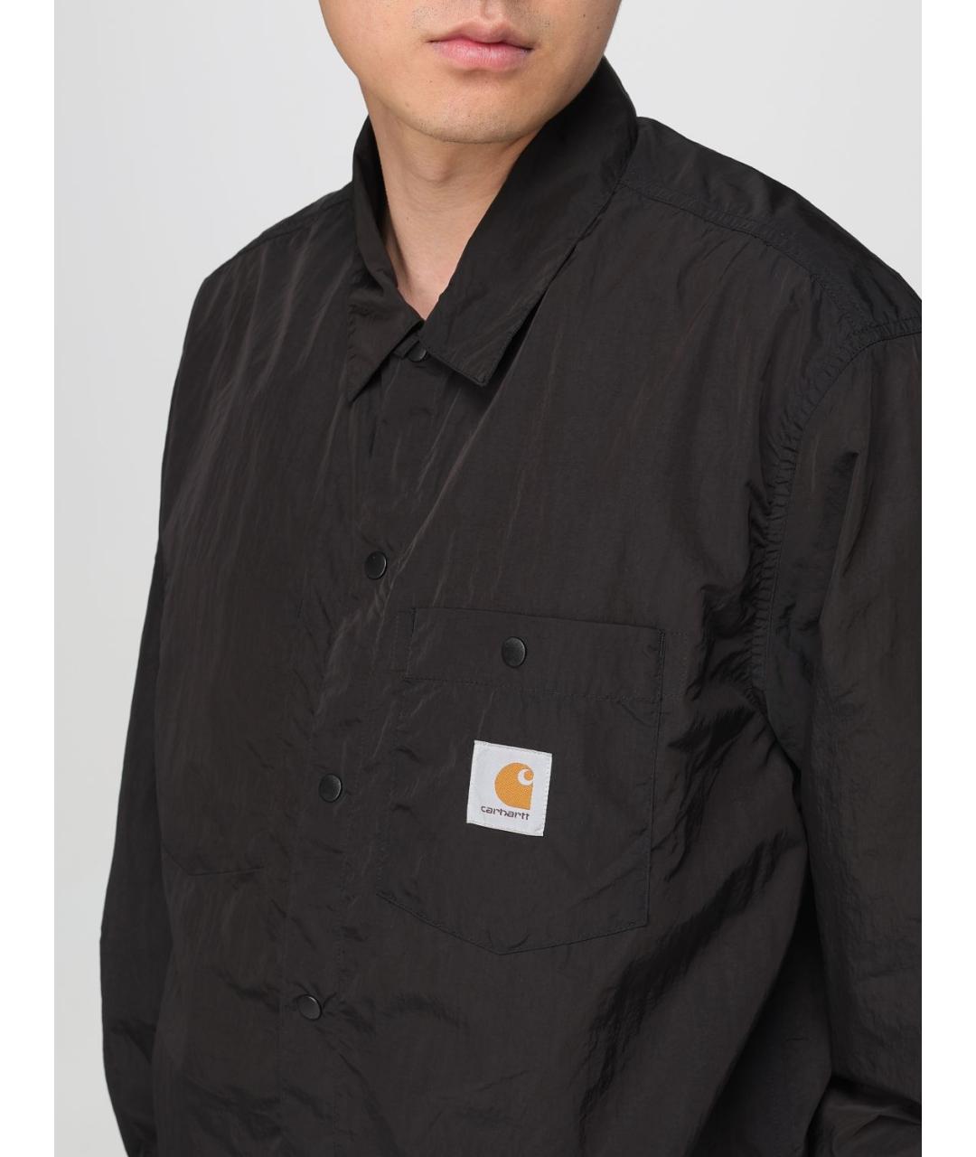 CARHARTT WIP Черная кэжуал рубашка, фото 5