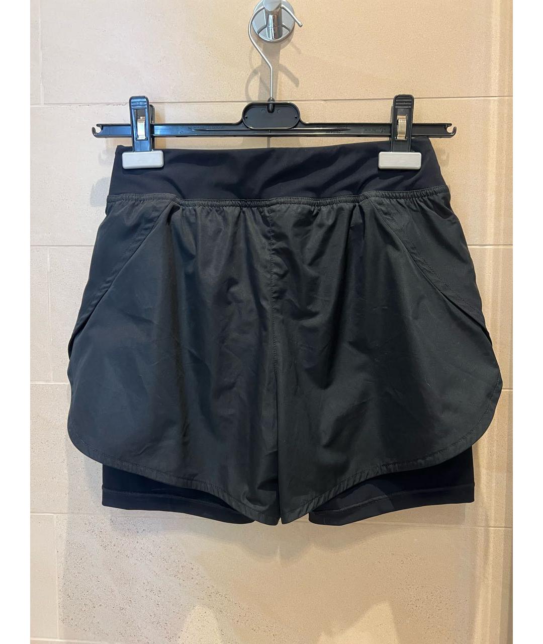 JIL SANDER Черные полиэстеровые спортивные брюки и шорты, фото 2