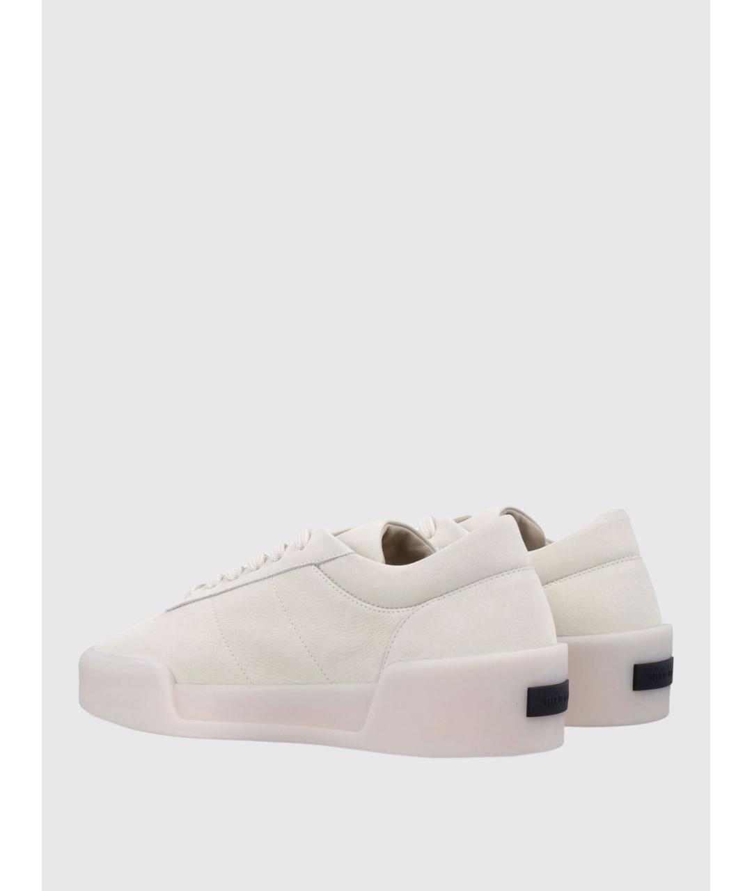 FEAR OF GOD Белые кожаные низкие кроссовки / кеды, фото 3