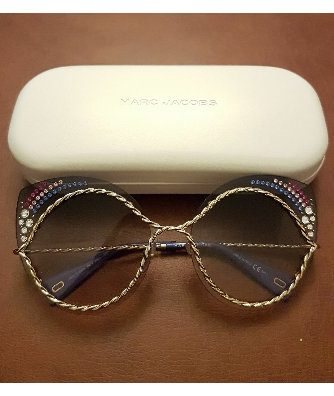 MARC JACOBS Мульти металлические солнцезащитные очки, фото 4