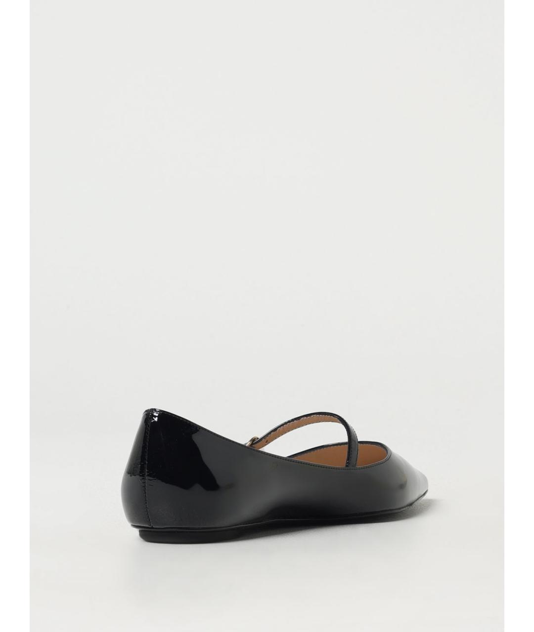 STUART WEITZMAN Черные балетки из лакированной кожи, фото 3