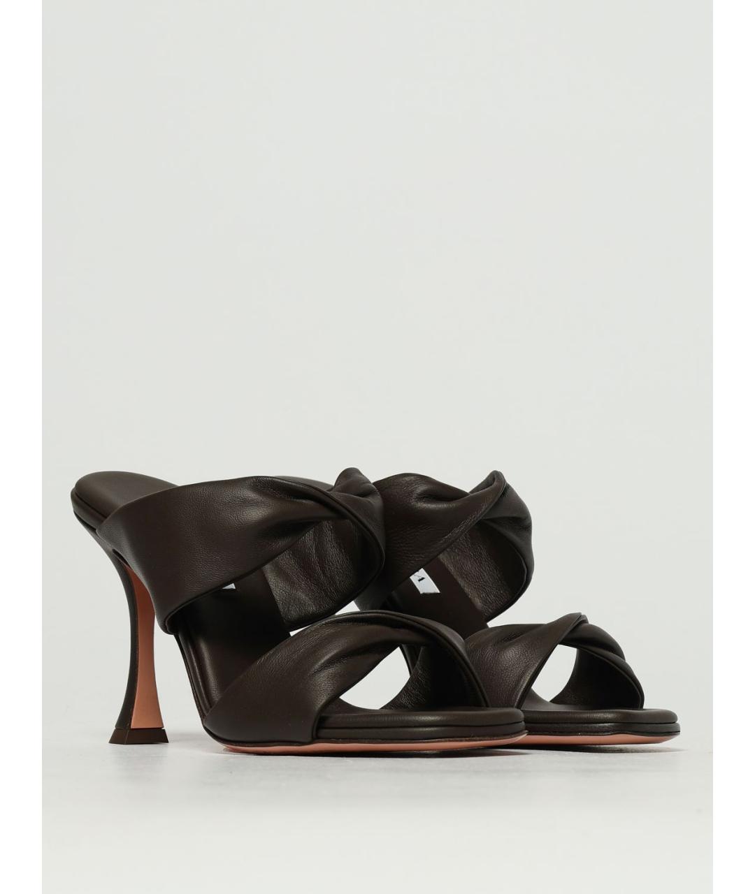 AQUAZZURA Коричневые мюли, фото 2
