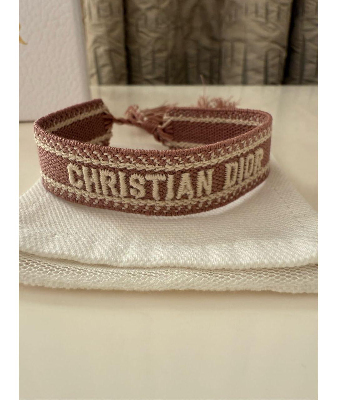 CHRISTIAN DIOR Розовый браслет, фото 5