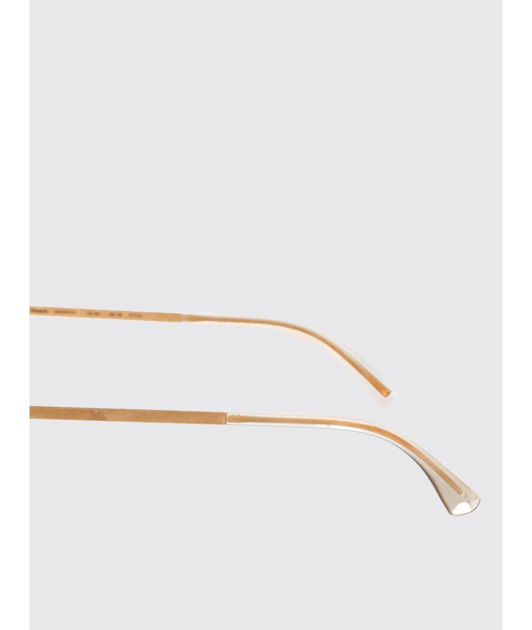 MYKITA Золотые металлические солнцезащитные очки, фото 4