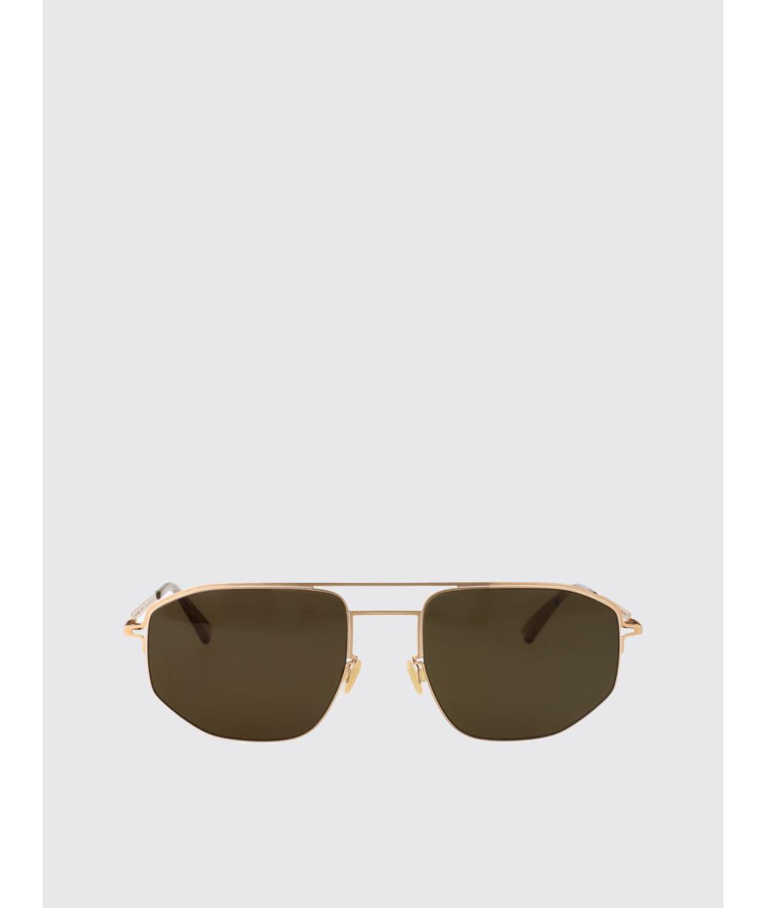 MYKITA Золотые металлические солнцезащитные очки, фото 2