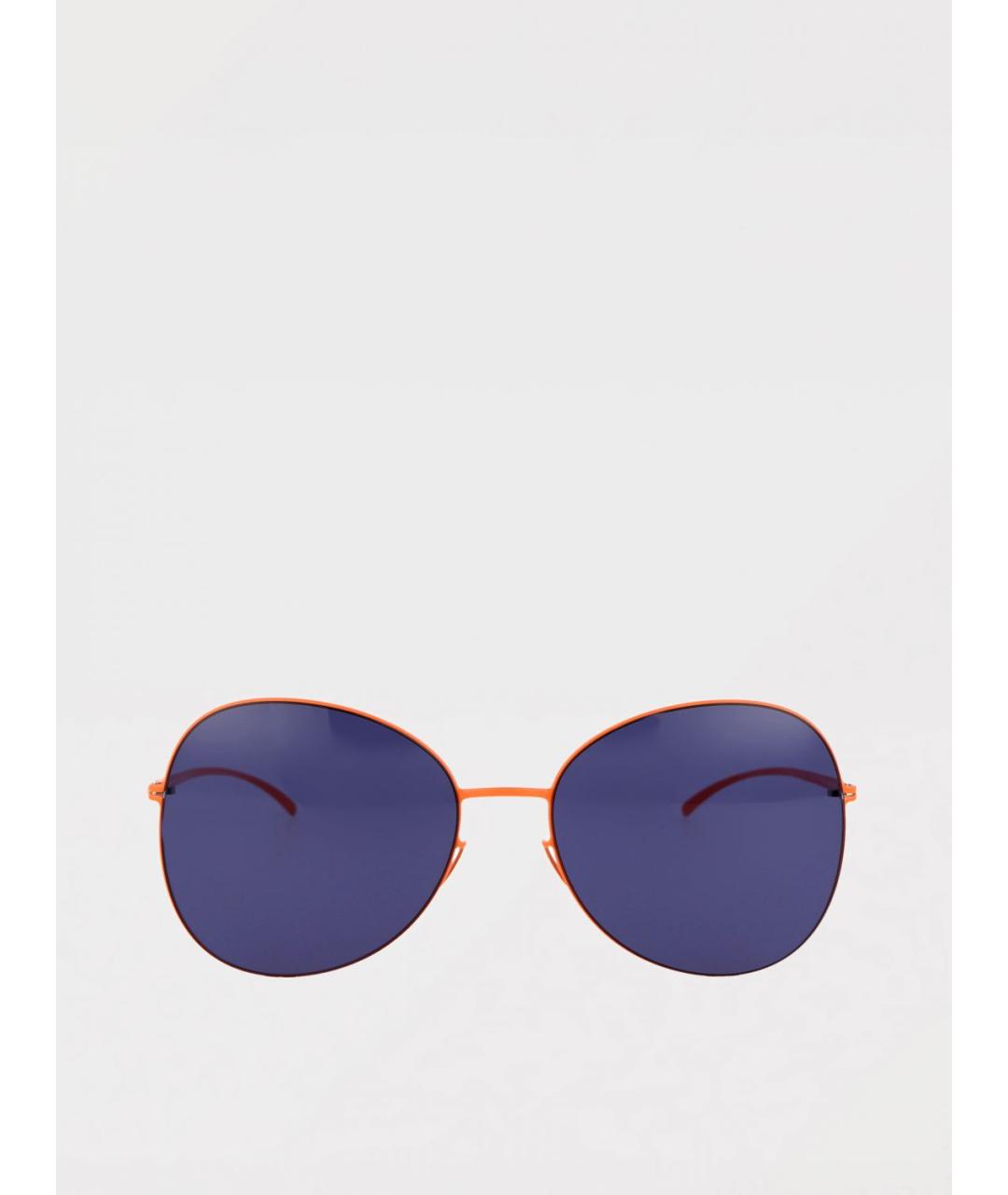 MYKITA Оранжевое металлические солнцезащитные очки, фото 2