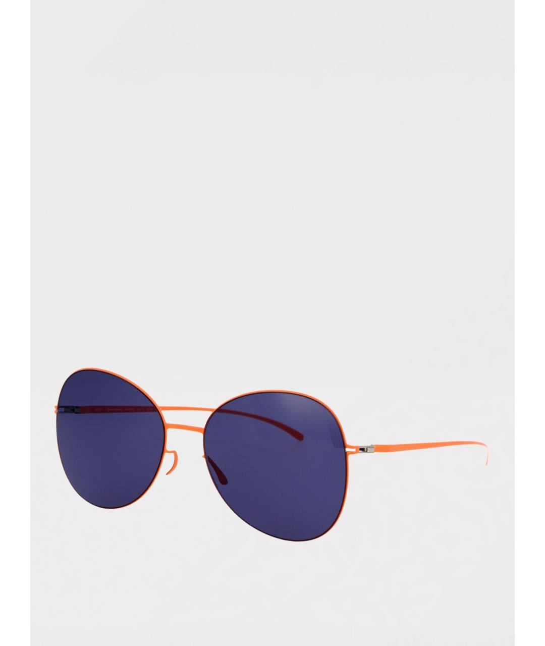 MYKITA Оранжевое металлические солнцезащитные очки, фото 5
