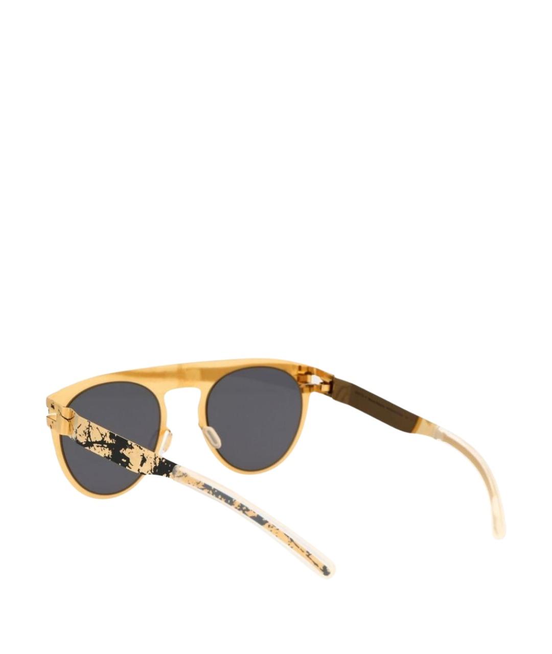MYKITA Золотые солнцезащитные очки, фото 3