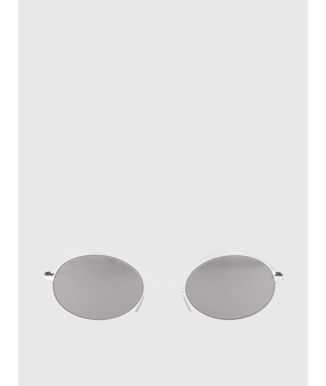 MYKITA Белые металлические солнцезащитные очки, фото 2