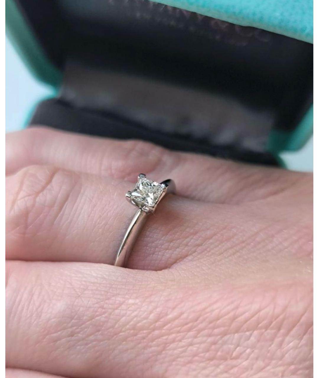TIFFANY&CO Серебряное платиновое кольцо, фото 3