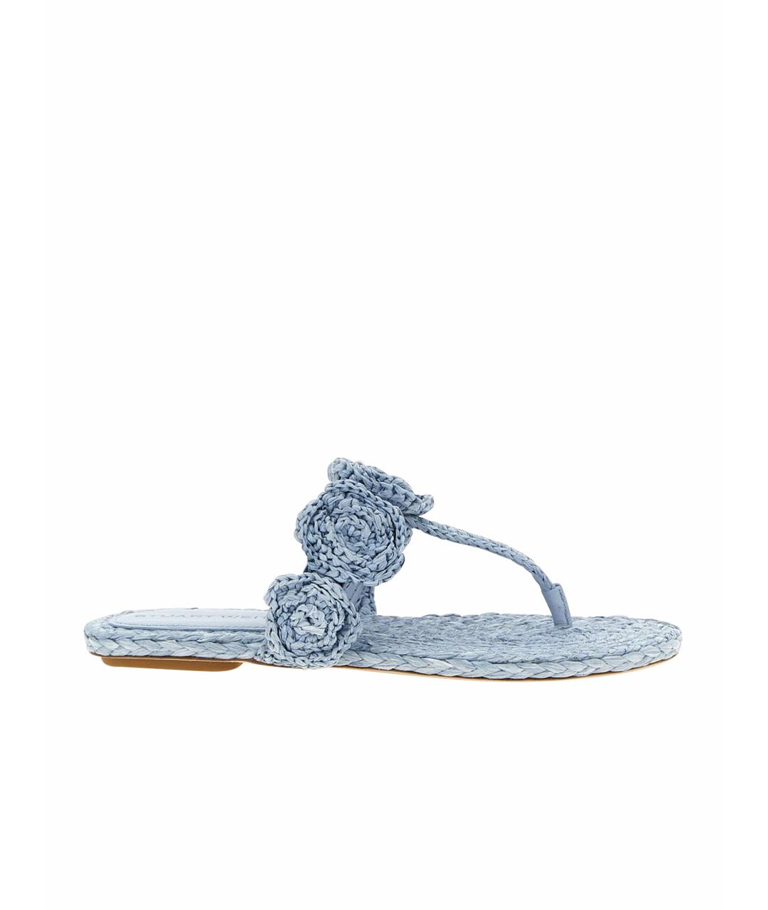 STUART WEITZMAN Голубые сандалии, фото 1