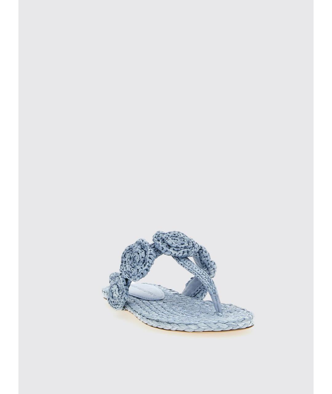 STUART WEITZMAN Голубые сандалии, фото 2
