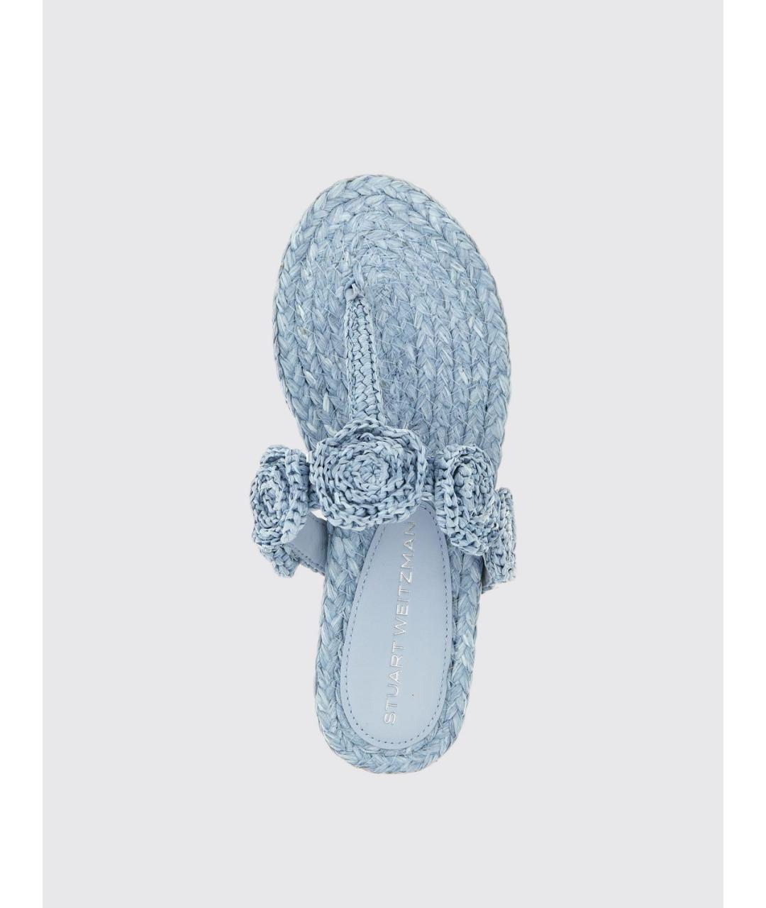 STUART WEITZMAN Голубые сандалии, фото 4