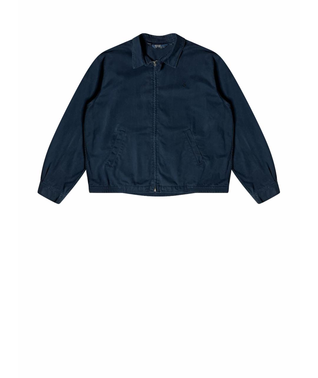 RALPH LAUREN Темно-синяя хлопковая куртка, фото 1