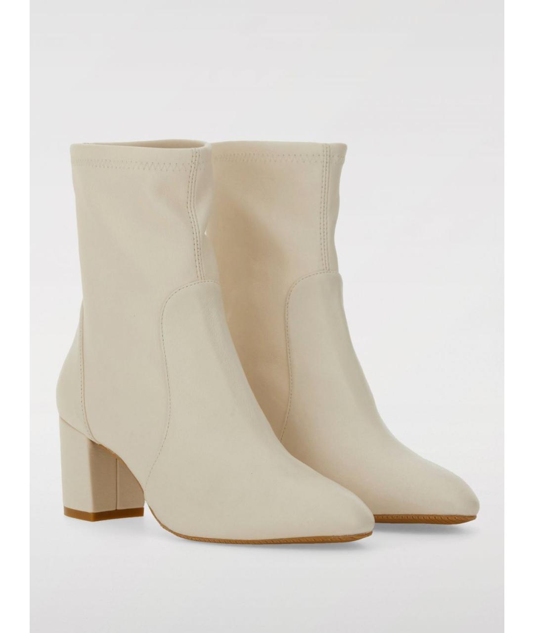 STUART WEITZMAN Белые ботильоны, фото 2