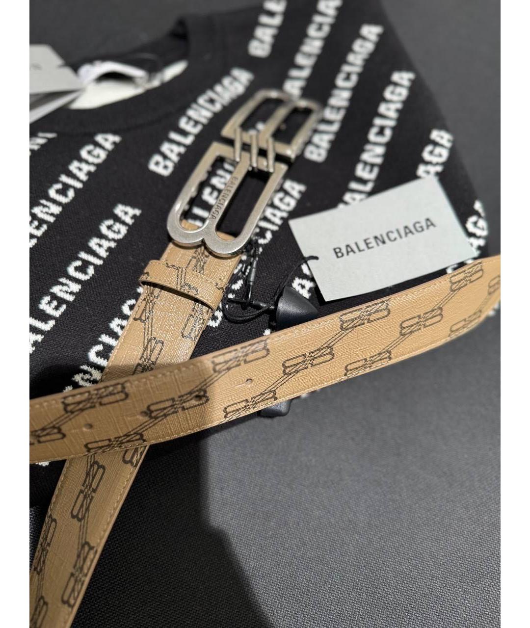 BALENCIAGA Бежевый ремень, фото 2