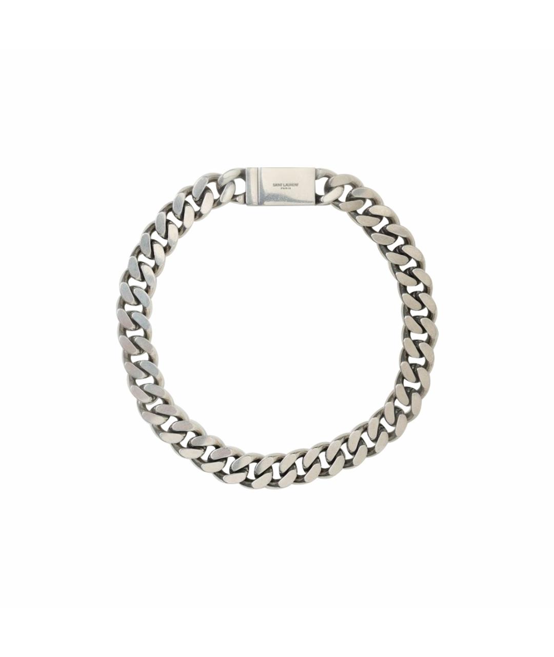 SAINT LAURENT Серебряная металлическая цепочка/подвеска, фото 1
